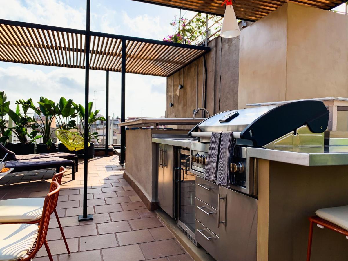 Incredible 2Br Penthouse With Urban Rooftop Garden Barcelona Eksteriør bilde