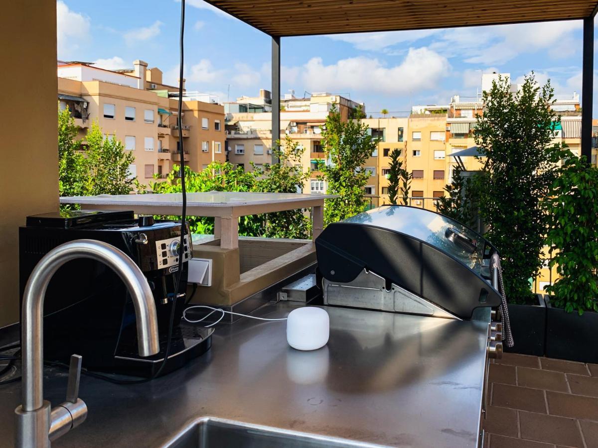 Incredible 2Br Penthouse With Urban Rooftop Garden Barcelona Eksteriør bilde